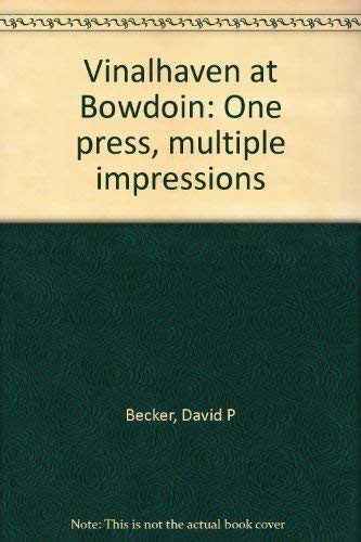 Imagen de archivo de Vinalhaven at Bowdoin: One Press, Multiple Impressions a la venta por ANARTIST
