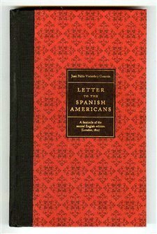 9780916617585: Letter to the Spanish Americans: A facsimile of the second English edition (London, 1810) by Juan Pablo Vizcardo y Guzman (2002-08-02)