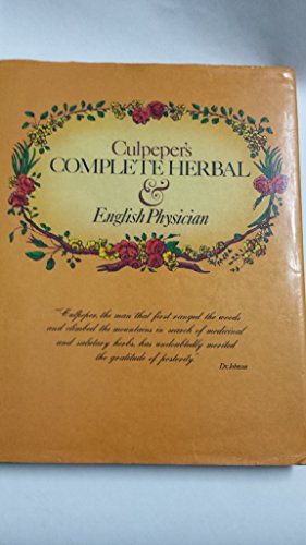 9780916638382: Culpeper's Complete Herbal & English Physician
