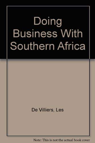 9780916673062: Doing Business With Southern Africa