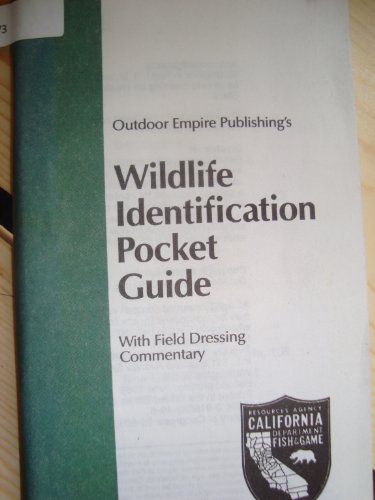 Imagen de archivo de Wildlife Identification Pocket Guide a la venta por Gulf Coast Books