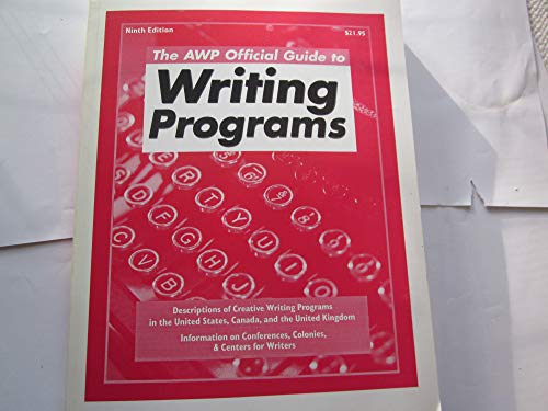 Beispielbild fr The AWP Official Guide to Writing Programs zum Verkauf von Better World Books