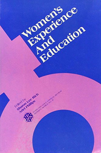 Imagen de archivo de Women's Experience and Education (Harvard educational review) a la venta por Wonder Book