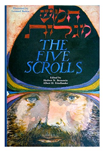 Stock image for The Five Scrolls: Hebrew Texts, English Translations, Introductions, and New Liturgies (Deluxe) (English and Hebrew Edition) for sale by Books of the Smoky Mountains