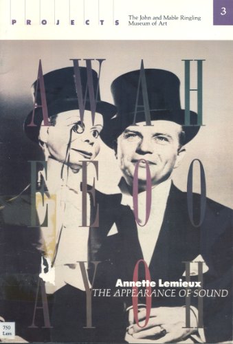 Beispielbild fr Annette Lemieux: The Appearance of Sound (Projects 3) zum Verkauf von ANARTIST