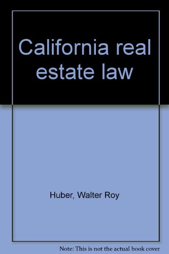 Stock image for California real estate law for sale by Books From California