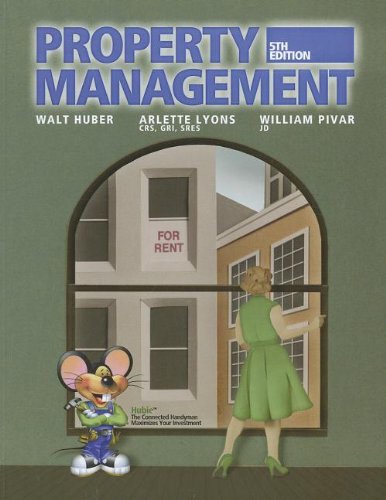 Imagen de archivo de Property Management a la venta por BooksRun