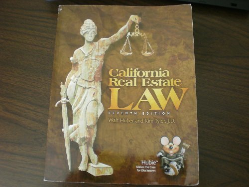 9780916772857: California Real Estate Law [Paperback] by Huber, Walt
