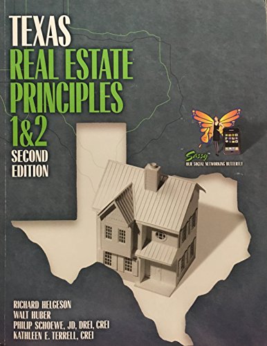 Beispielbild fr Texas Real Estate Principles I & II Second Edition zum Verkauf von HPB-Red