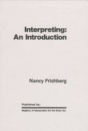 Beispielbild fr CIT Fifth National Conference Proceedings : "New Dimensions in Interpreter Education" zum Verkauf von Better World Books