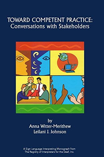 Beispielbild fr Toward Competent Practice : Conversations with Stakeholders zum Verkauf von Better World Books