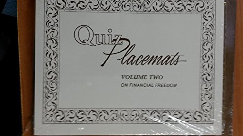 Beispielbild fr Men's Manual, Vol. 2 / Quiz Placemats on Financial Freedom, Vol. 2 zum Verkauf von Your Online Bookstore