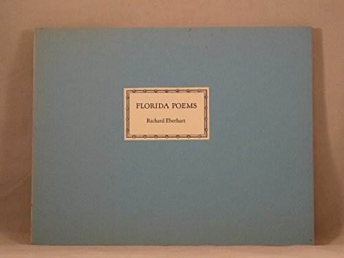 Beispielbild fr Florida Poems [Signed by Author] zum Verkauf von Riverby Books