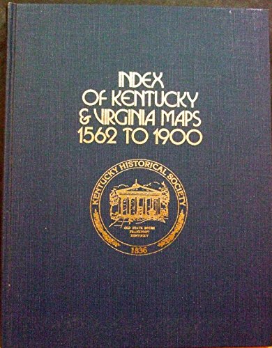 9780916968045: Index of Kentucky & Virginia maps, 1562 to 1900
