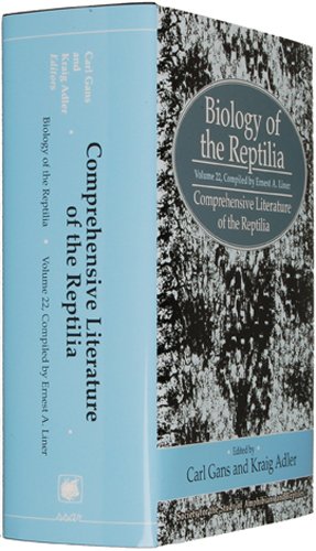 Beispielbild fr Biology of the Reptilia: Comprehensive Literature of the Reptilia: Vol 22 zum Verkauf von Revaluation Books