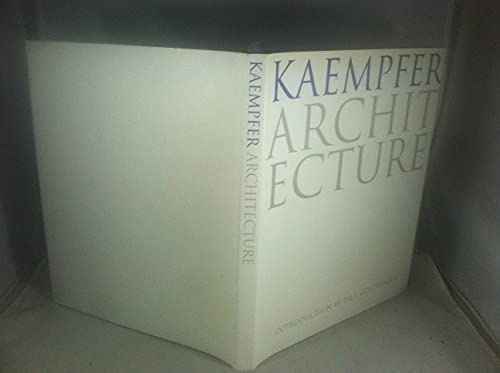 Imagen de archivo de Kaempfer Architecture a la venta por Last Exit Books