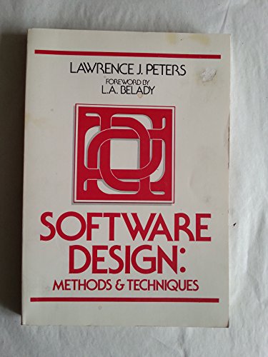 Stock image for Software Design : Methods and Techniques for sale by Better World Books