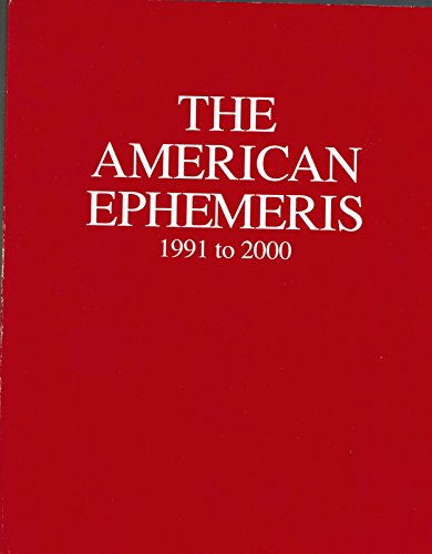 9780917086212: 1991-2000 (American Ephemeris)