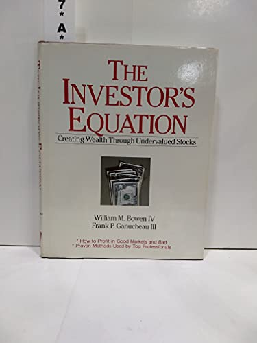 Imagen de archivo de The Investor's Equation : Creating Wealth Through Undervalued Stocks a la venta por Better World Books