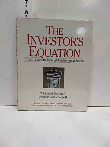 Stock image for The Investor's Equation : Creating Wealth Through Undervalued Stocks for sale by Better World Books