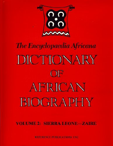 9780917256066: Dictionary of African Biography: Sierra Leone/Zaire