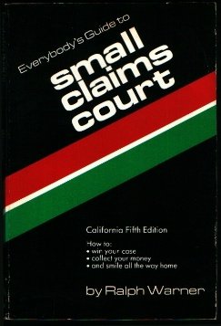 Beispielbild fr Everybody's Guide to Small Claims Court National Edition Ralph E. Warner and Linda Allison zum Verkauf von GridFreed