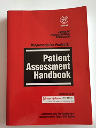 Imagen de archivo de Nonprescription Products: Patient Assessment Handbook a la venta por Books From California