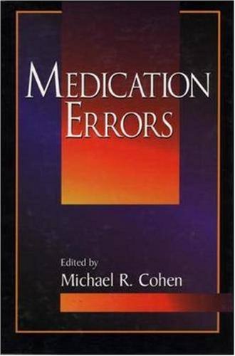 Beispielbild fr Medication Errors zum Verkauf von The Book Spot