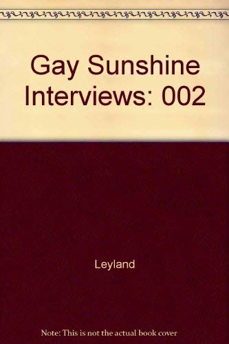Beispielbild fr Gay Sunshine Interviews zum Verkauf von Buchmarie