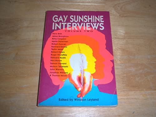 Beispielbild fr Gay Sunshine Interviews zum Verkauf von ThriftBooks-Dallas