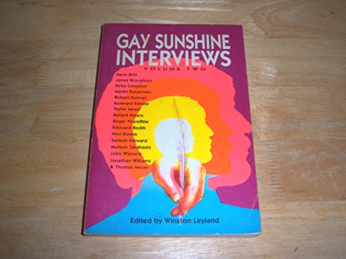 9780917342639: Gay Sunshine Interviews Volume Two