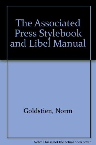 Stock image for The Associated Press Stylebook and Libel Manual for sale by The Yard Sale Store