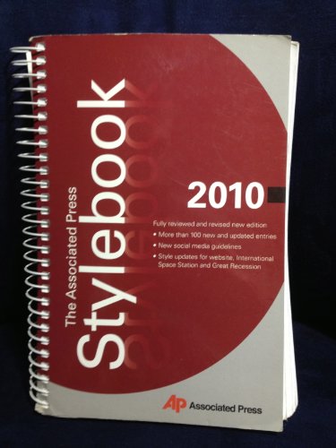 Stock image for The Associated Press Stylebook 2010 for sale by BookHolders