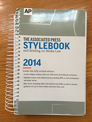 9780917360589: The Associated Press Stylebook 2014 (Associated Press Stylebook and Briefing on Media Law)