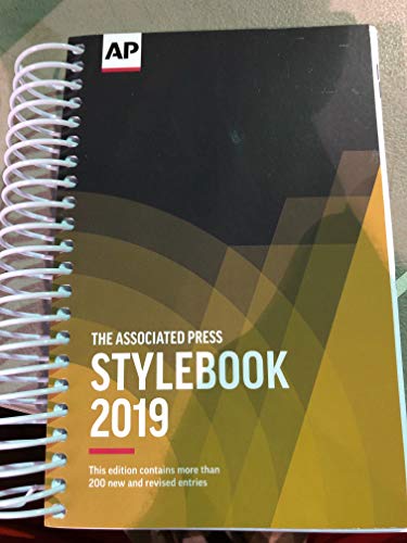 Beispielbild fr 2019 AP STYLEBOOK (Spiral-Bound) zum Verkauf von Indiana Book Company