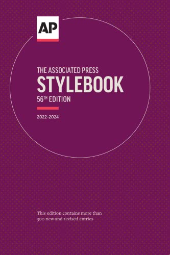 Stock image for S ASSOC.PR.STYLEBOOK 2022-2024 for sale by BooksRun