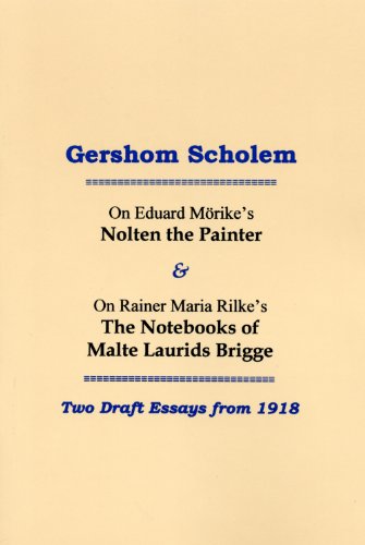 Two Draft Essays from 1918 (9780917453434) by Scholem, Gershom