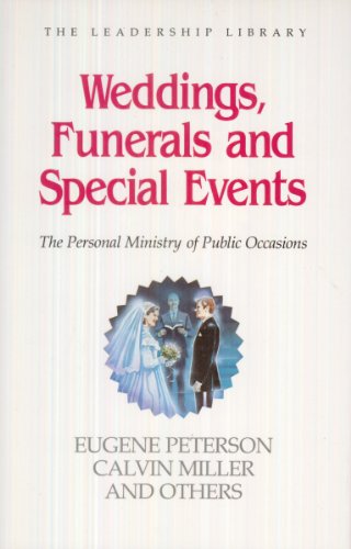 Stock image for Weddings, funerals, & special events (Leadership library) for sale by Gulf Coast Books