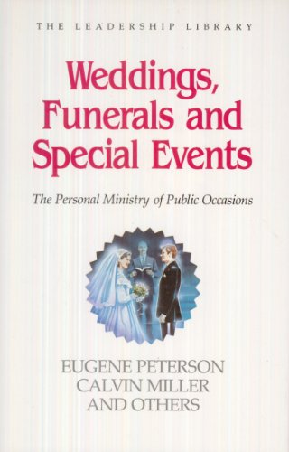 Stock image for Weddings, funerals, & special events (Leadership library) for sale by Your Online Bookstore