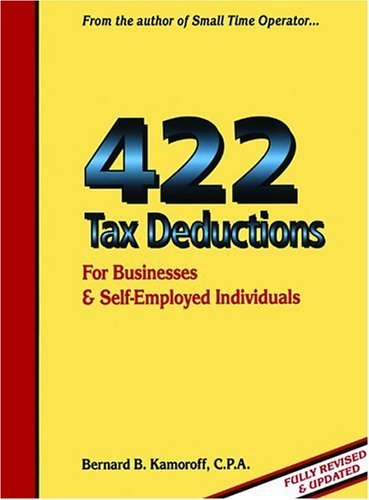 9780917510236: 422 Tax Deductions For Businesses And Self-employed Individuals