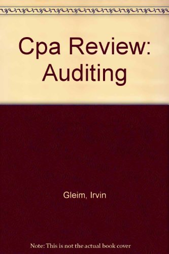 Stock image for Cpa Review: Auditing for sale by Solr Books