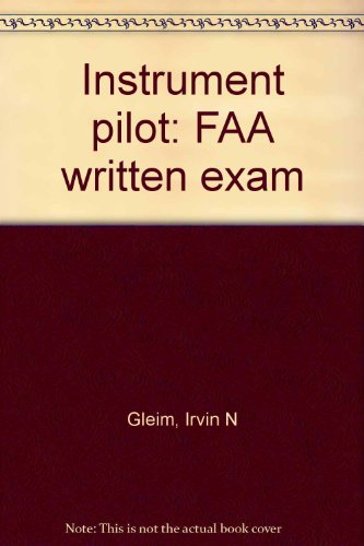 Stock image for Instrument pilot: FAA written exam for sale by SecondSale