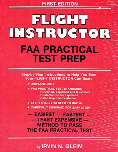 Flight instructor FAA written practical test prep (9780917539329) by Gleim, Irvin N