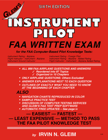 Beispielbild fr Instrument Pilot FAA Written Exam zum Verkauf von Reuseabook