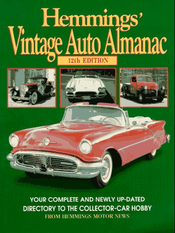 Imagen de archivo de Hemmings' Vintage Auto Almanac (Hemmings' Collector Car Almanac) a la venta por Wonder Book