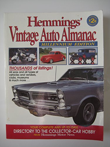 Beispielbild fr Hemmings' Vintage Auto Almanac (HEMMINGS' COLLECTOR CAR ALMANAC) zum Verkauf von Wonder Book