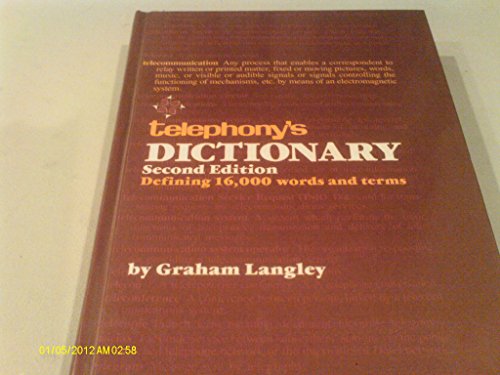 Stock image for Telephonys Dictionary for sale by Hawking Books