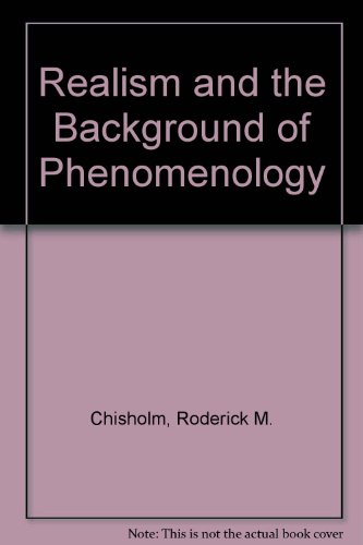 9780917930348: Realism and the Background of Phenomenology