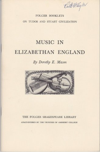 Stock image for Music in Elizabethan England for sale by 2Vbooks