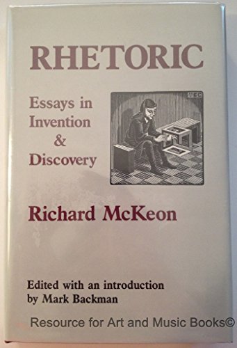 Stock image for Rhetoric: Essays in Invention and Discovery for sale by Books of the Smoky Mountains